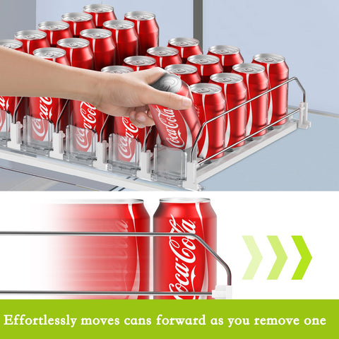 IBORING fridge dispenser pusher facilitates smooth replenishment.