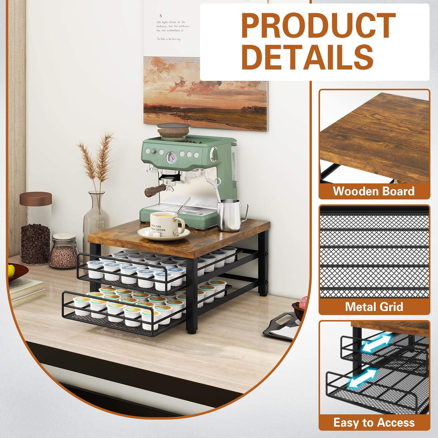 IBUYKE compact kitchen organizer fits small spaces