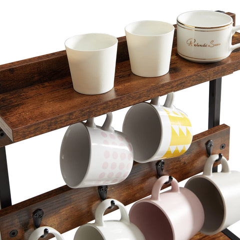 IBUYKE minimalist rustic design complements farmhouse kitchen decor.