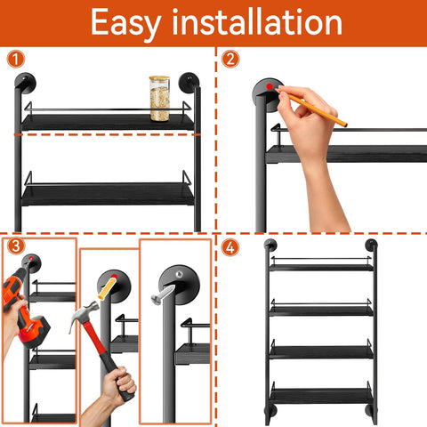 IBUYKE installation kit with screws and manual for quick setup