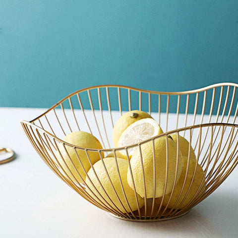 IBWell curved-edge modern basket as table centerpiece