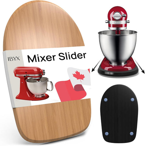 Ibyx Elegant Sliding Tray under cabinet with coffee maker for easy reach and countertop organization