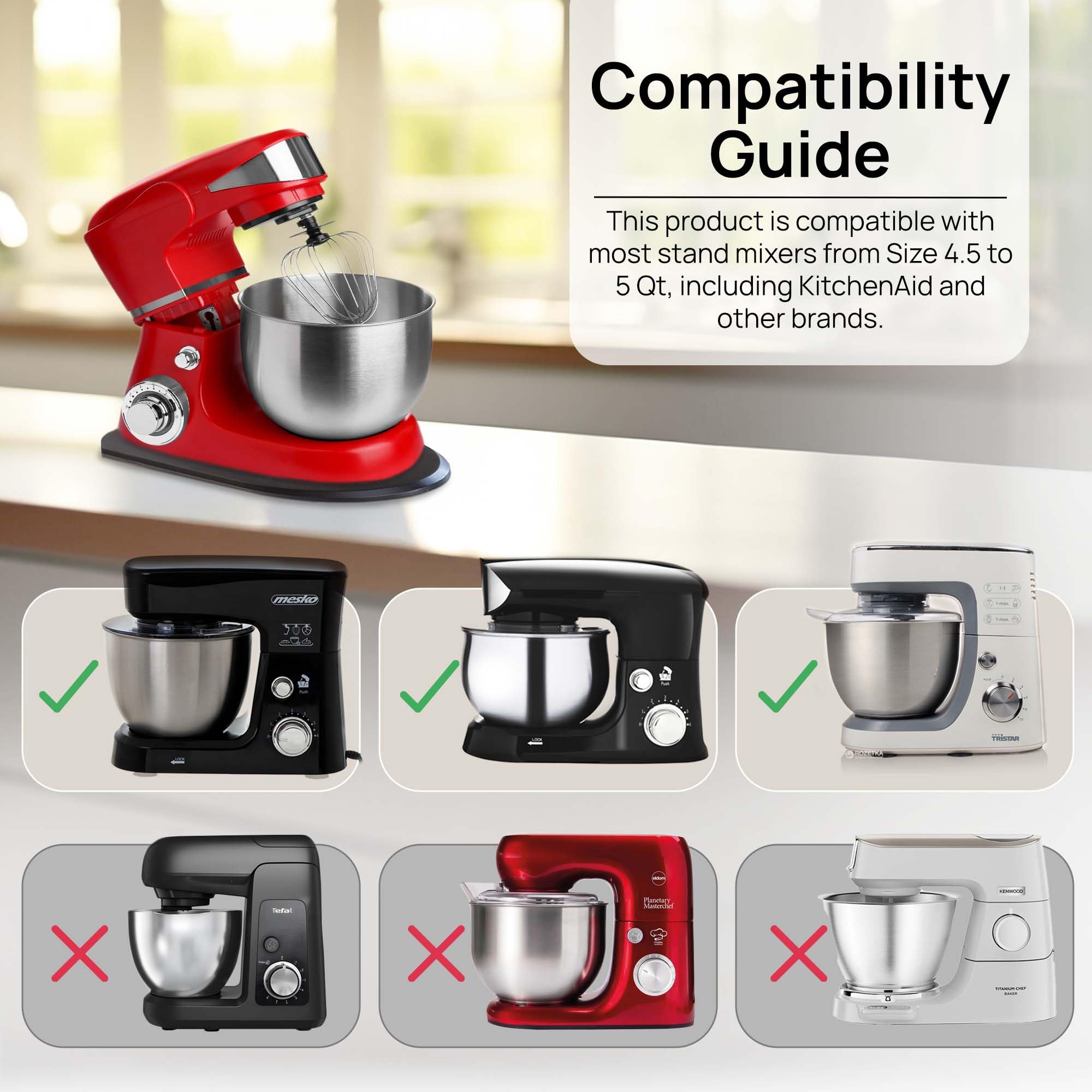 Ibyx Elegant Sliding Tray size 16x12 offers versatile reach for mid-sized appliances.