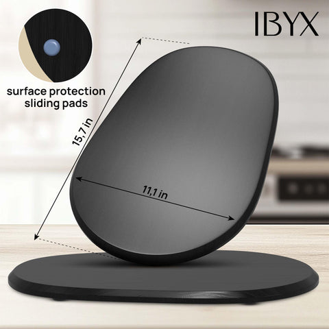 Ibyx sliding tray offers easy access to toaster ovens with gentle slides.