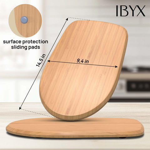 Ibyx Elegant Sliding Tray in multiple sizes shows adaptable fit for appliances