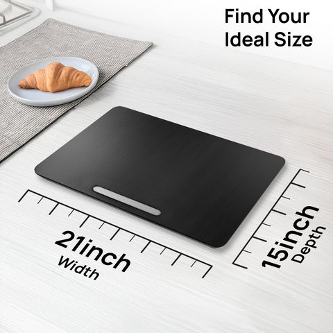 Ibyx kitchen organizer tray keeps appliances within reach and surfaces protected.