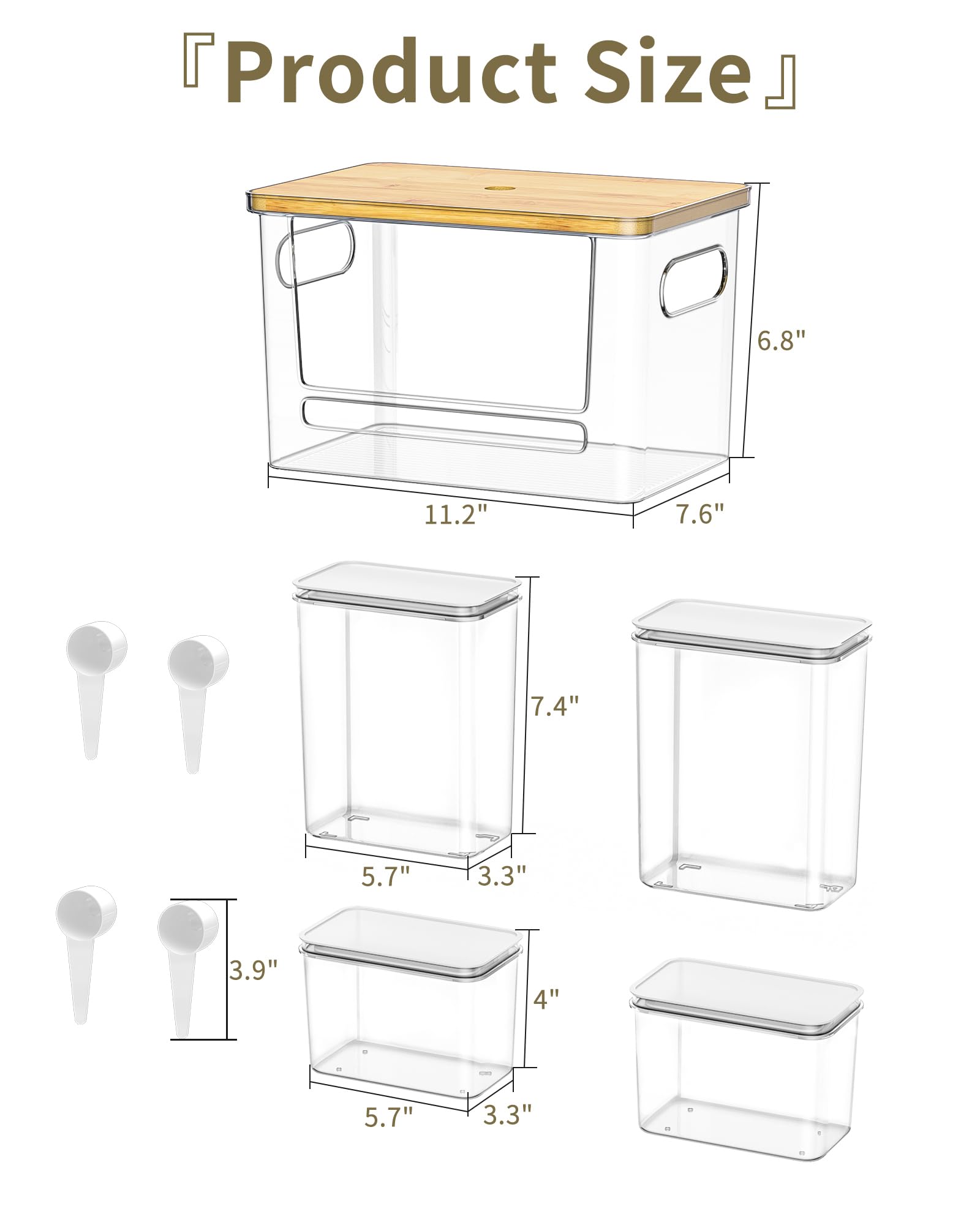 iCASA acrylic small container inside the unit for small items like scent beads for easy access