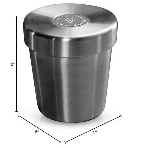 The Ice Cream Canteen Version 2 cap enhances smooth threading and access.