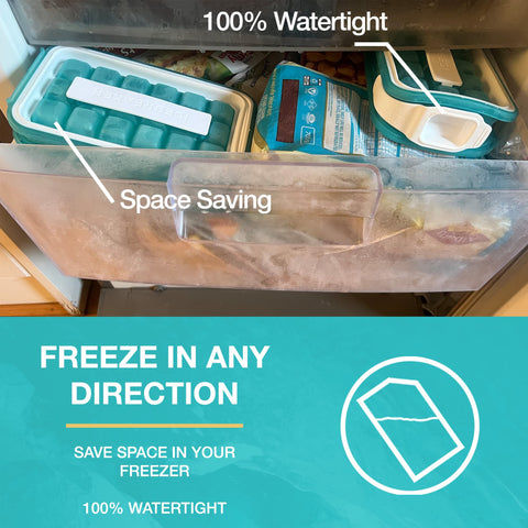 Icebreaker ice-tray storage-bin keeps fresh ice organized and accessible.