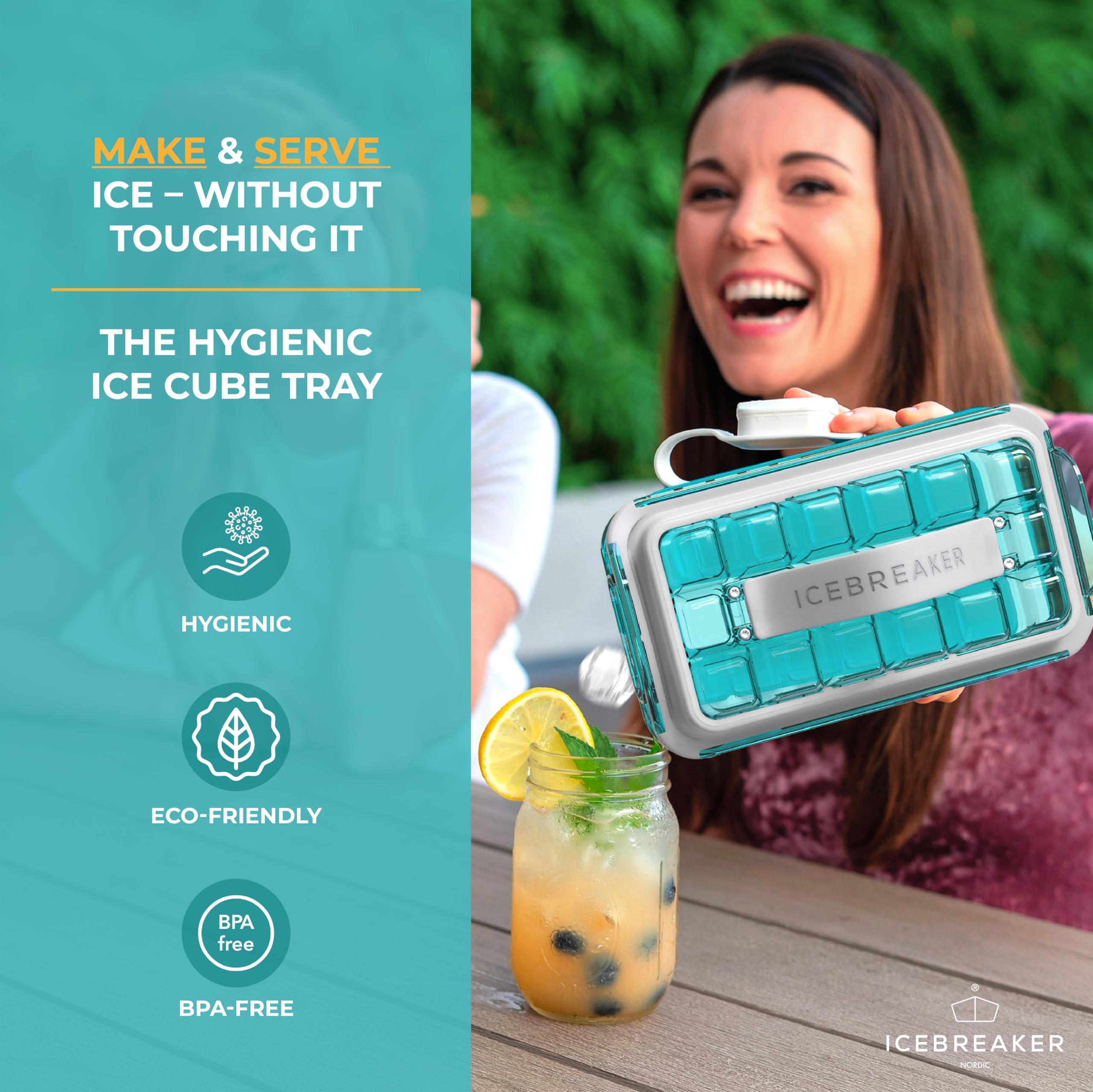 Icebreaker Pop 2.0 freezes ice in any orientation without spills
