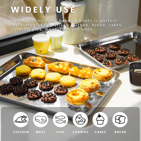 ICEICE baking sheet dishwasher safe for easy cleanup on bottom rack