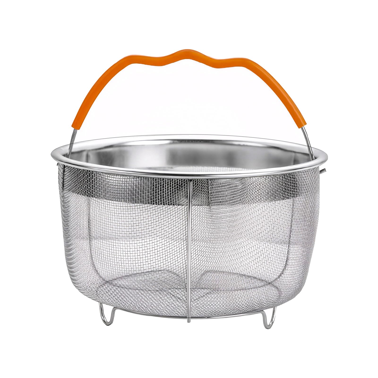 ICEICE steamer basket fits 6-quart pots for easy vegetable steaming