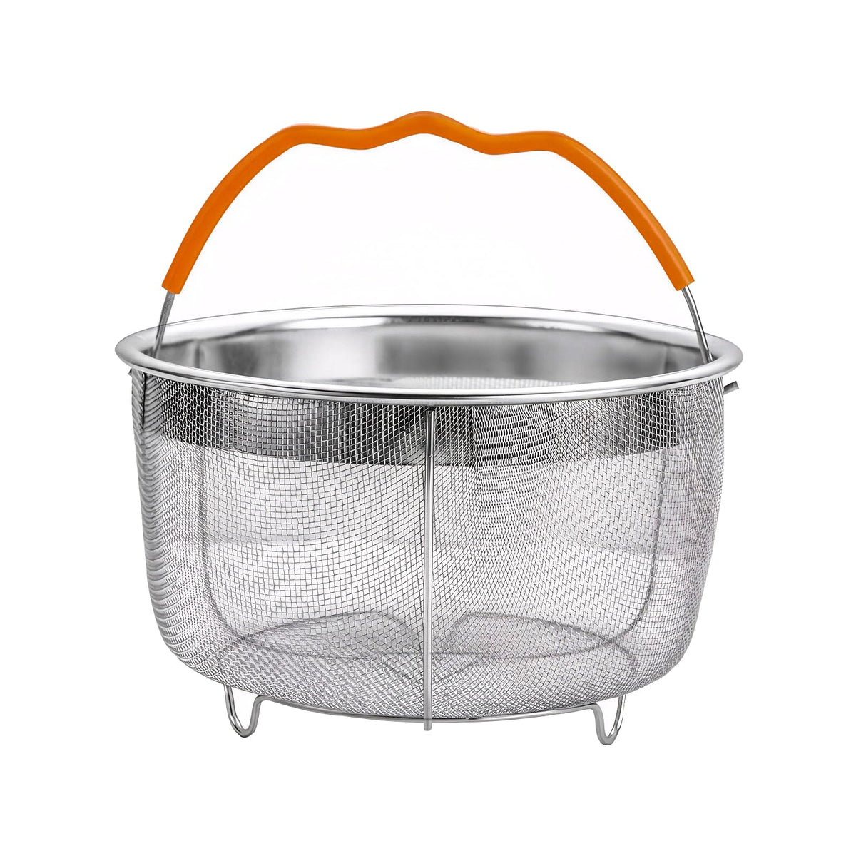 ICEICE steamer basket fits 6-quart pots for easy vegetable steaming