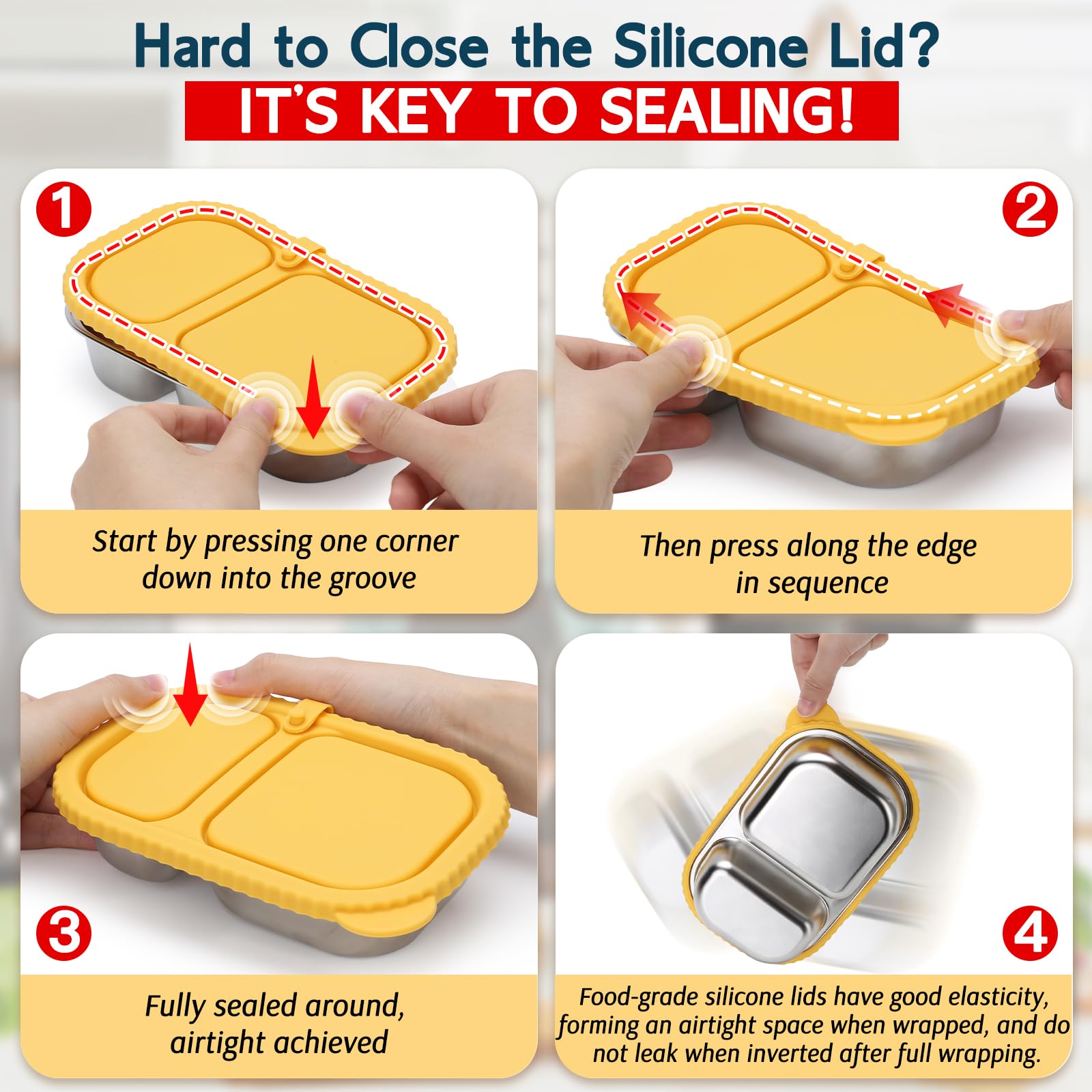 ICEROYCE stackable containers save space in bags and fridges