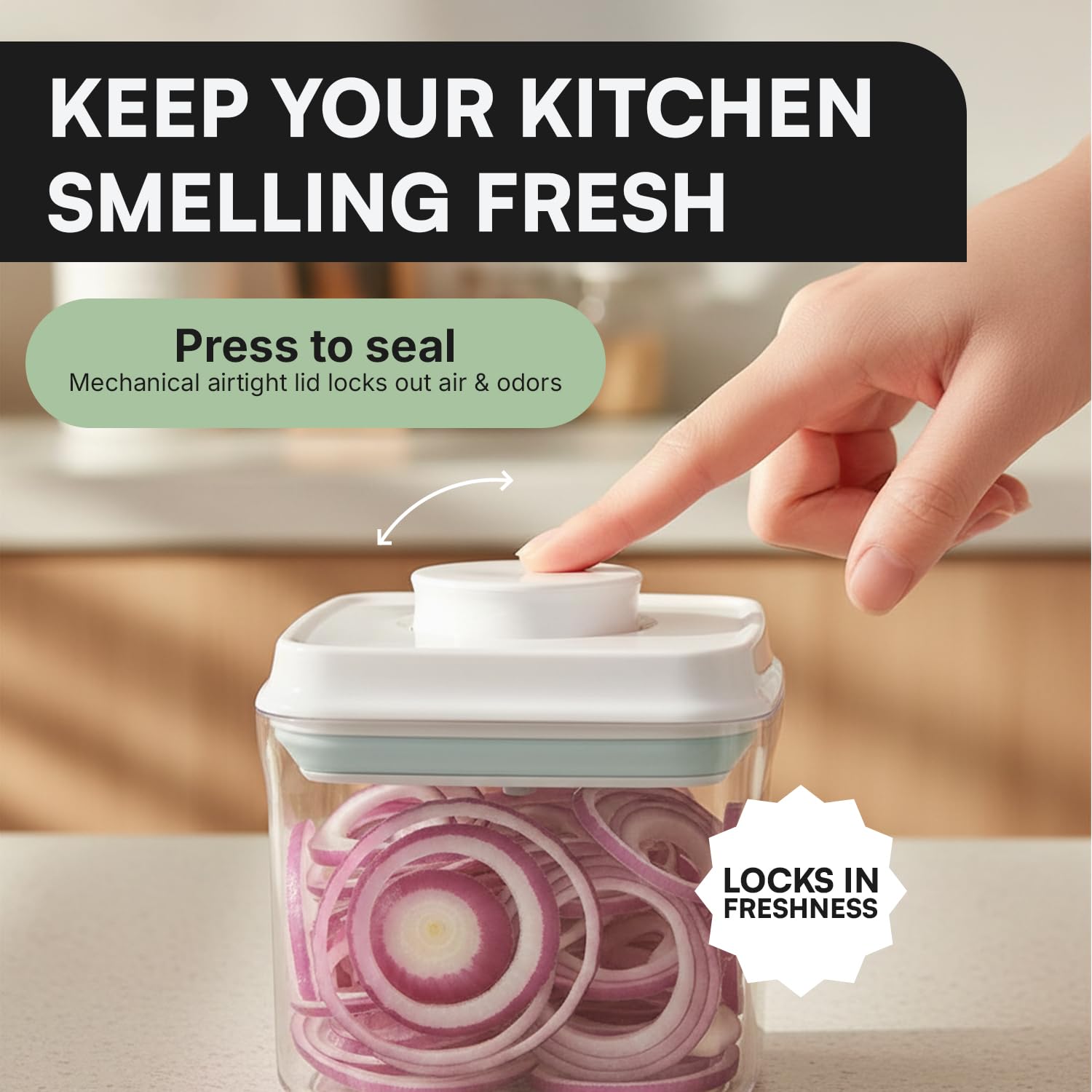iChewie BopTop easy-clean curved corners simplify washing.