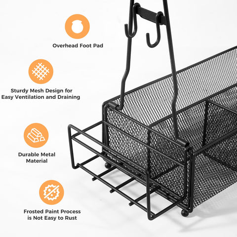 ICOHOT Portable handle makes carrying grill essentials effortless.