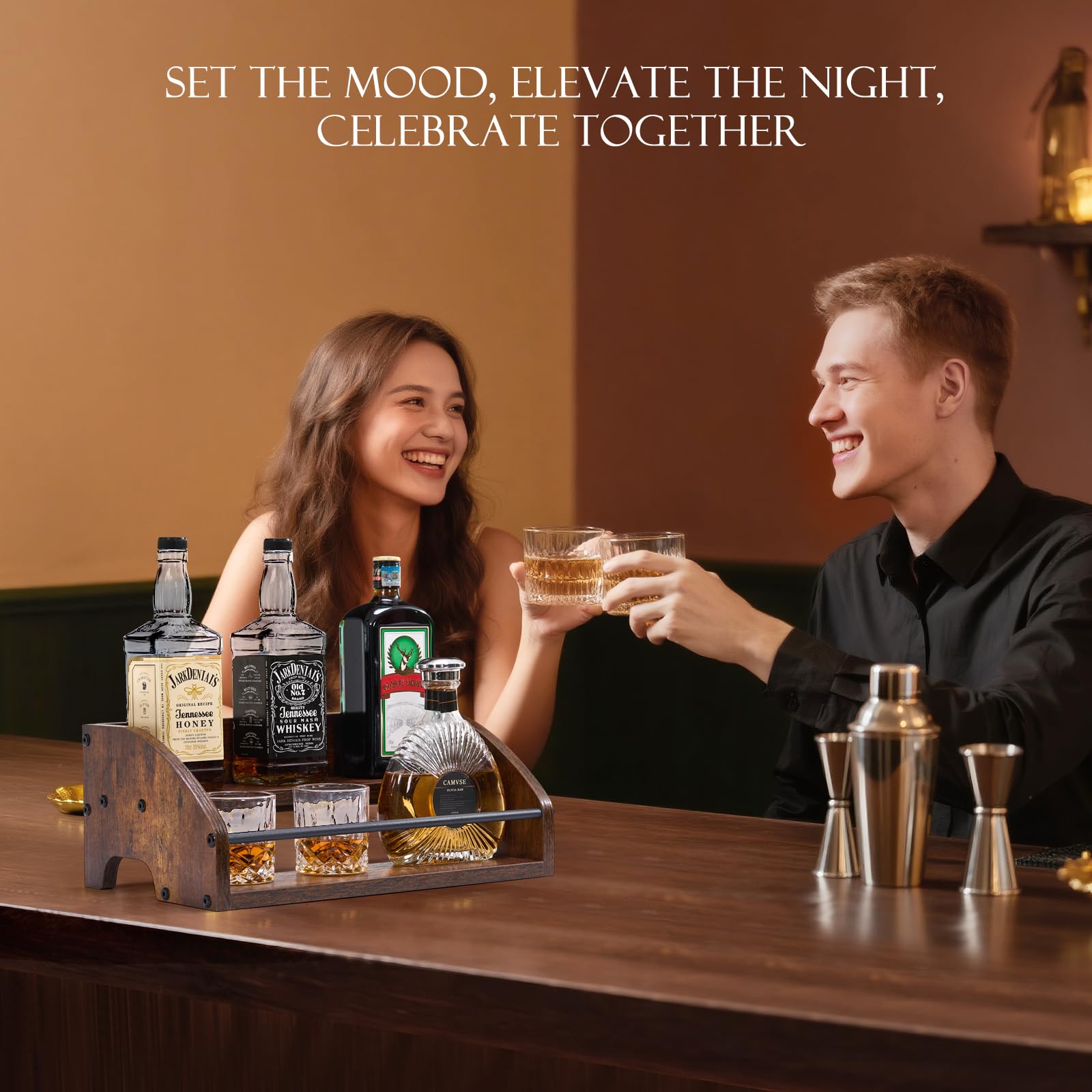 ICOHOT vintage finish adds timeless charm to any home bar or kitchen.