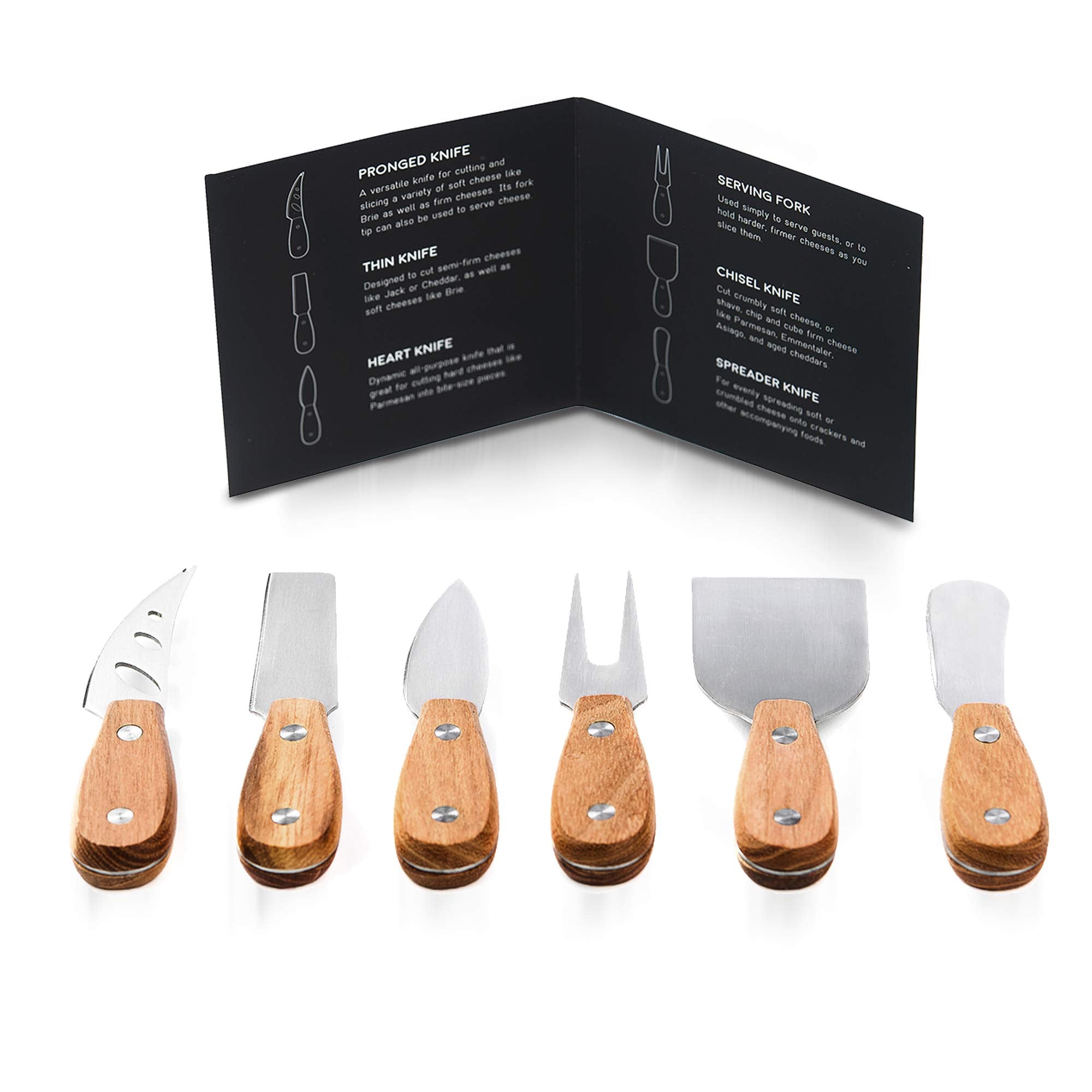 ICOSA Living Harvest gift box presents a ready-to-gift cheese knife set.