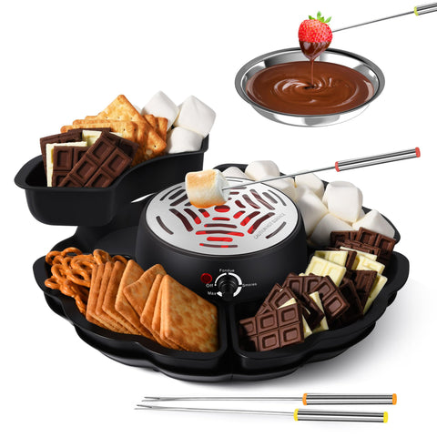 ICRINA 2-in-1 smores maker on table for quick family treats
