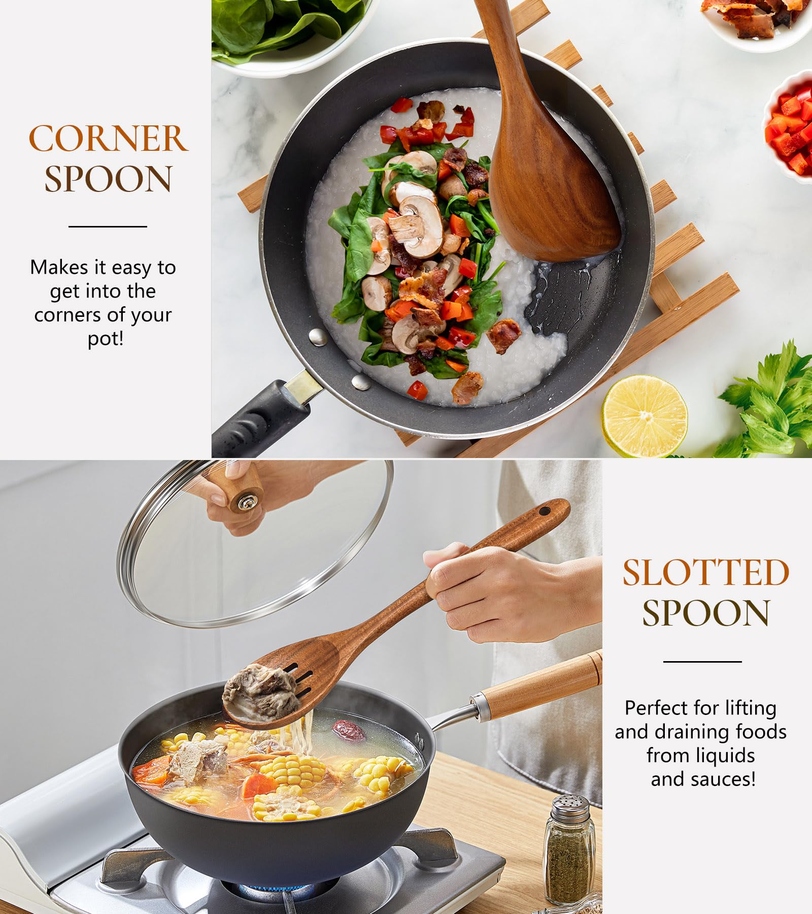 ICSTI spoon features ergonomic handle for comfortable long-term use