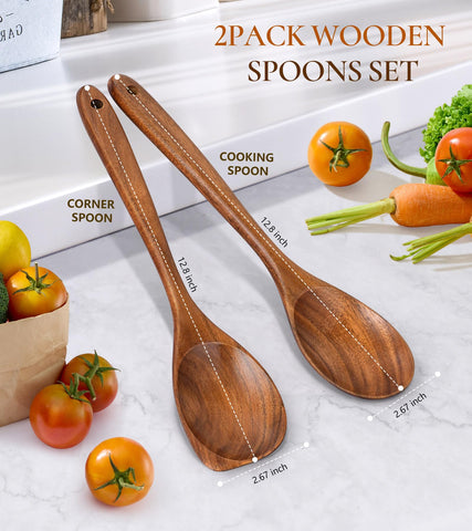 ICSTI wooden utensils are heat resistant for safe cooking