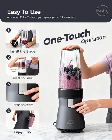 ICUCINA on-the-go lids securing drinks during travel