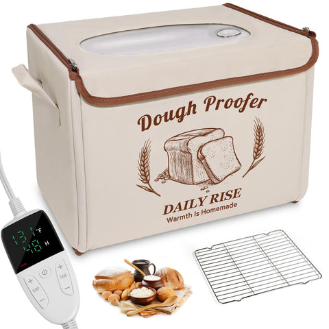 IDACYRIA folding bread proofer with a clear view window for easy dough monitoring.