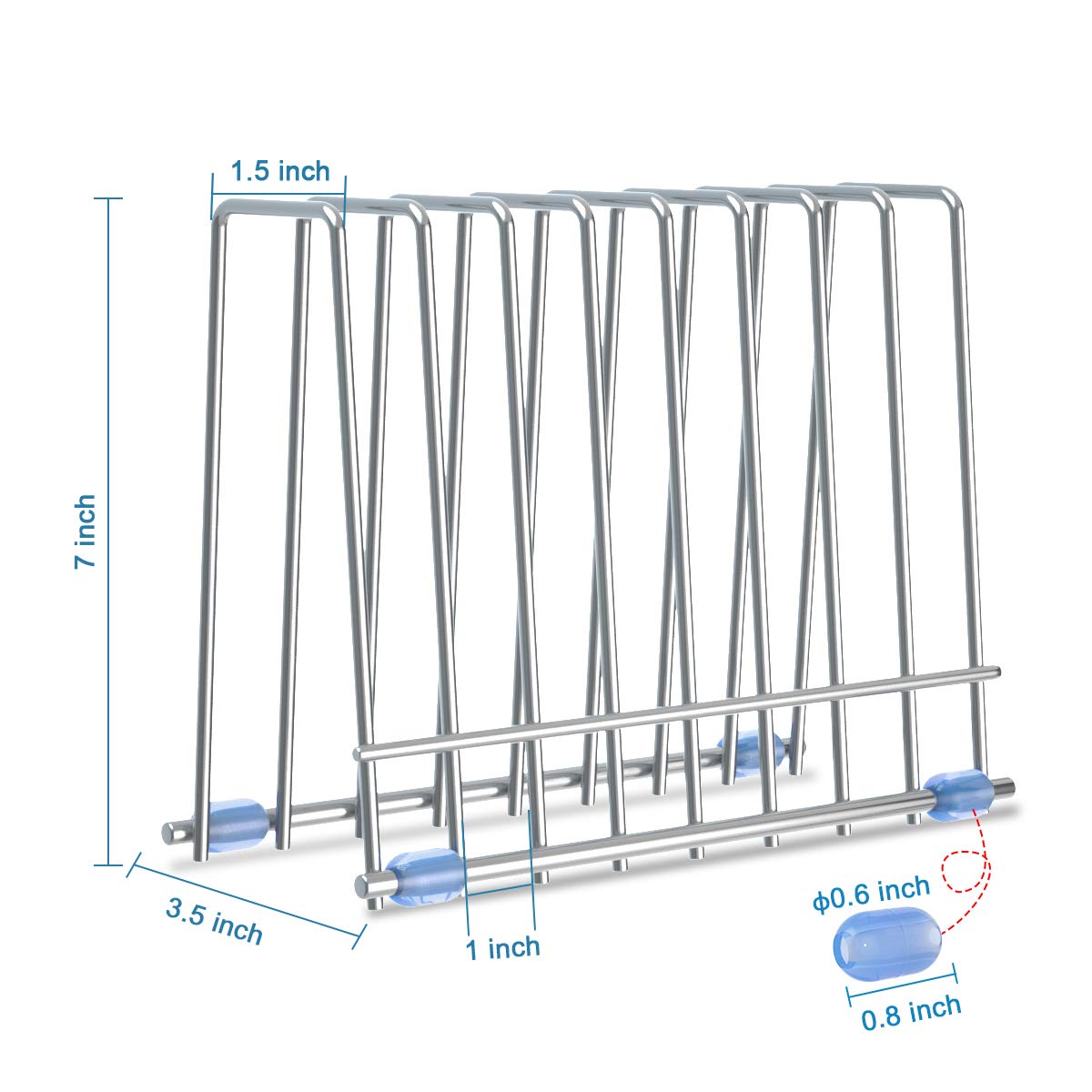 IDEATECH adjustable silicone beads stabilize the rack for safer use