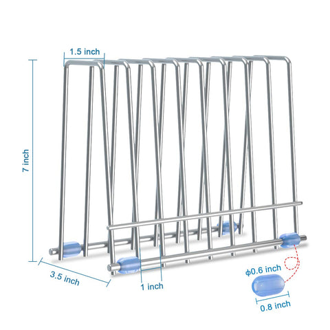 IDEATECH adjustable silicone beads stabilize the rack for safer use