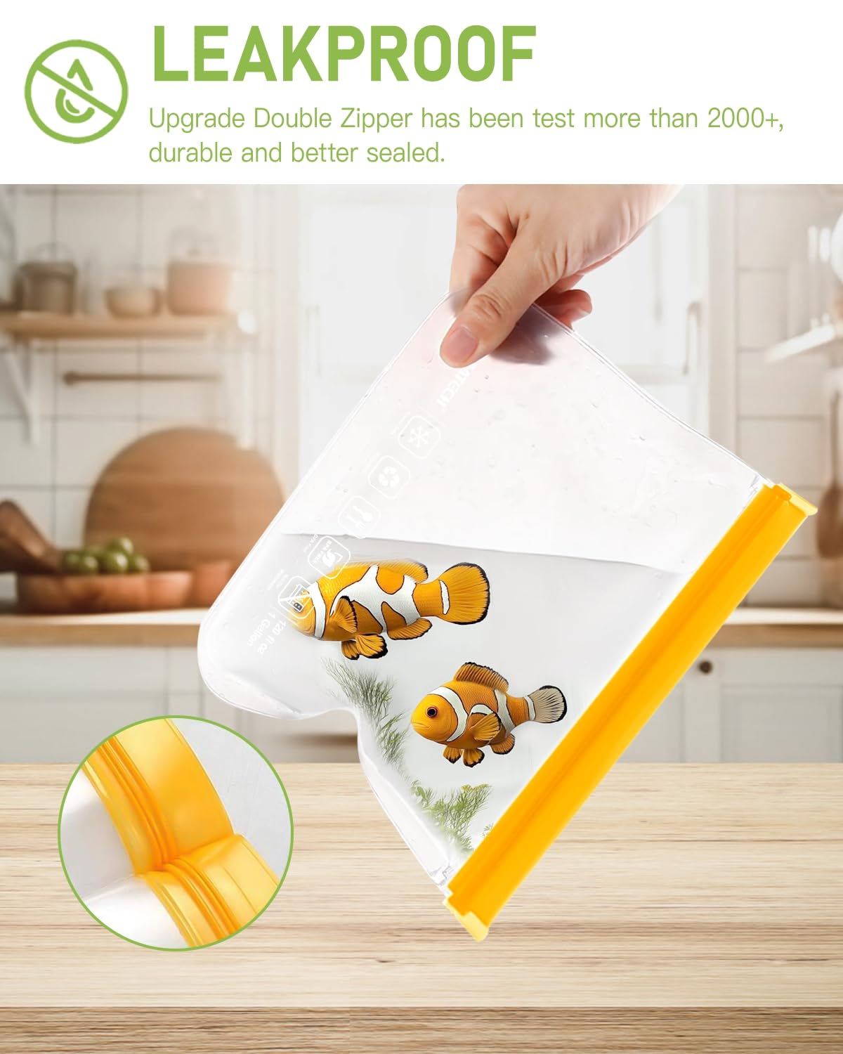 IDEATECH fridge organizer bags help sort snacks and lunches