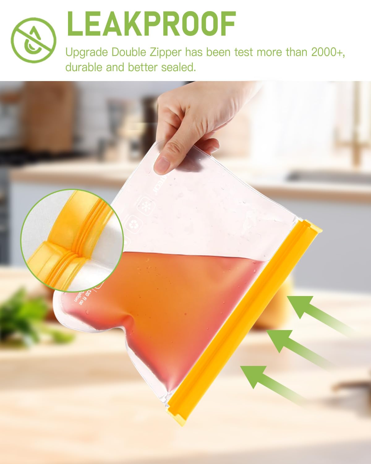IDEATECH fridge organizers in multiple sizes for meal prep and storage