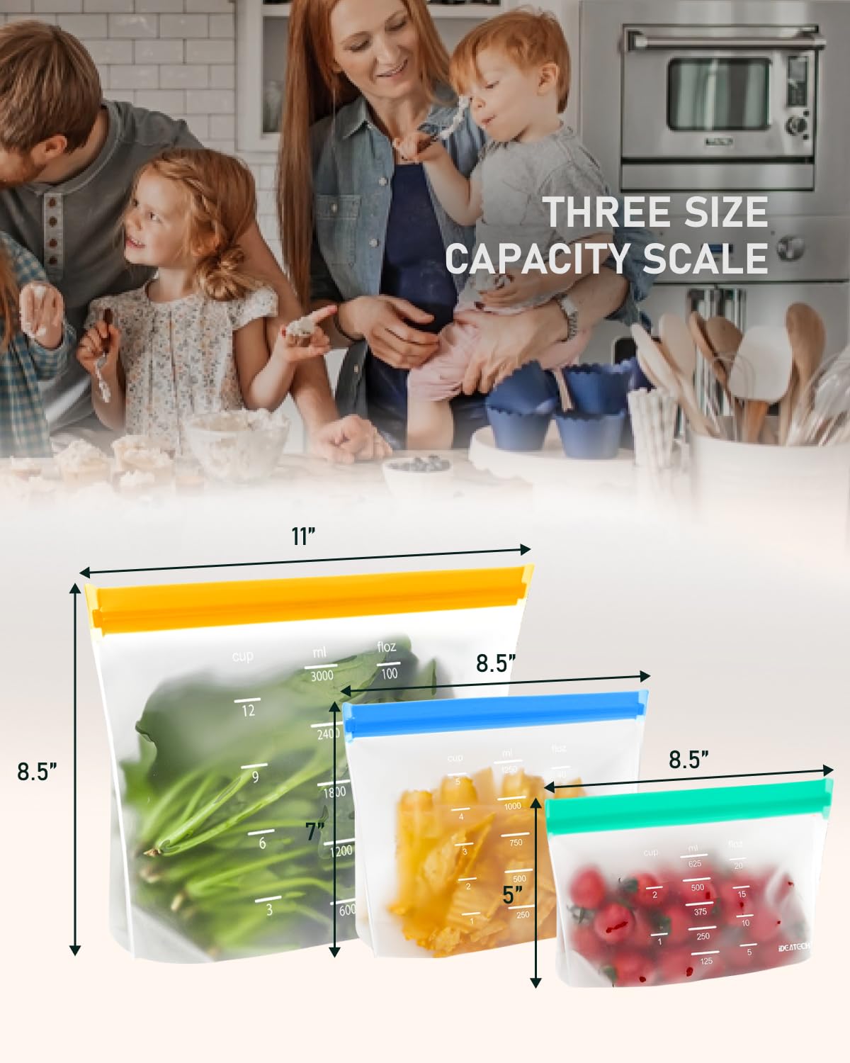 IDEATECH reusable bags help reduce waste and plastic use
