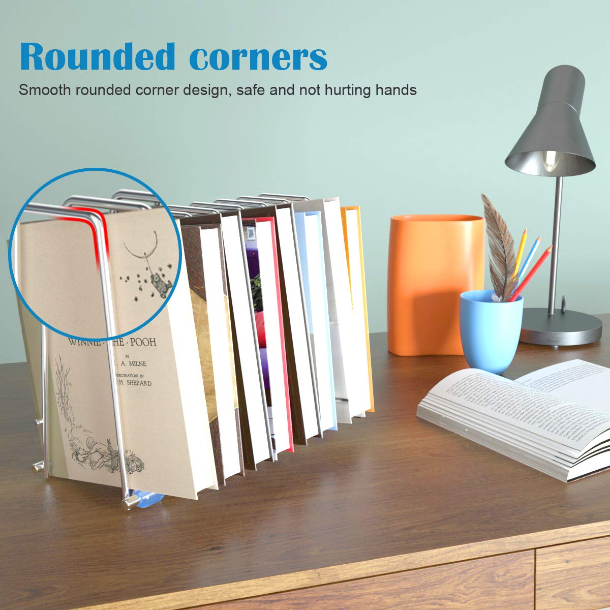 IDEATECH silver kitchen storage rack complements modern counters