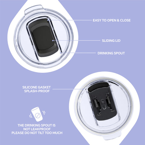Ideus 20oz tumbler is dishwasher safe for quick cleanup