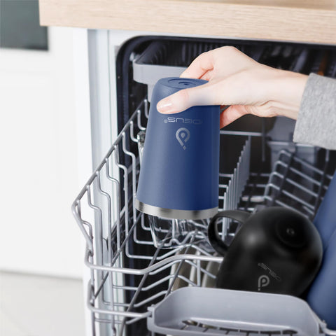 No sweat exterior keeps hands dry at the desk