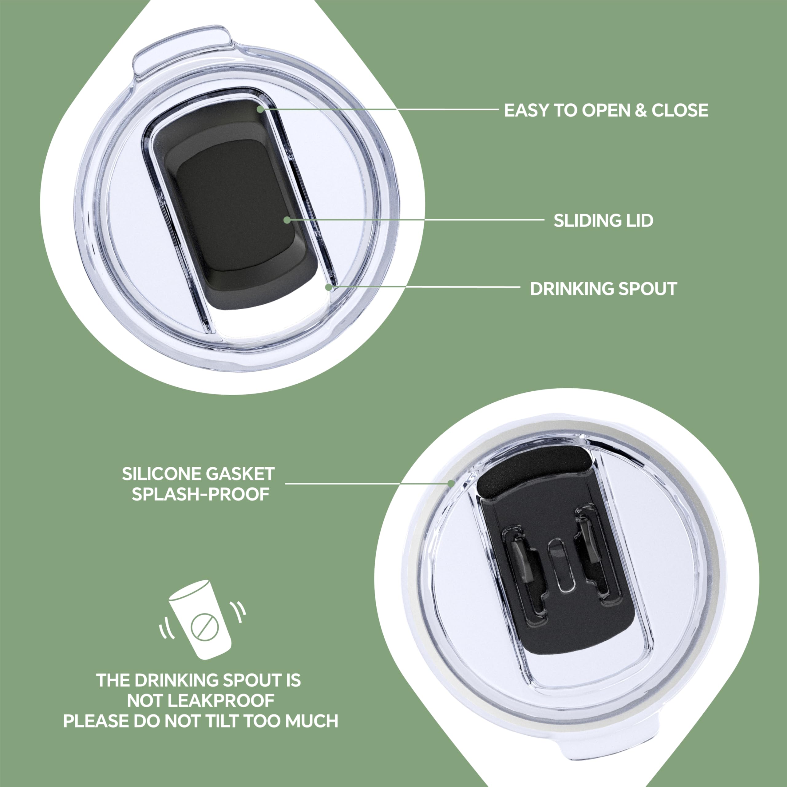 Ideus wide-mouth design eases fruit infusion and ice addition.