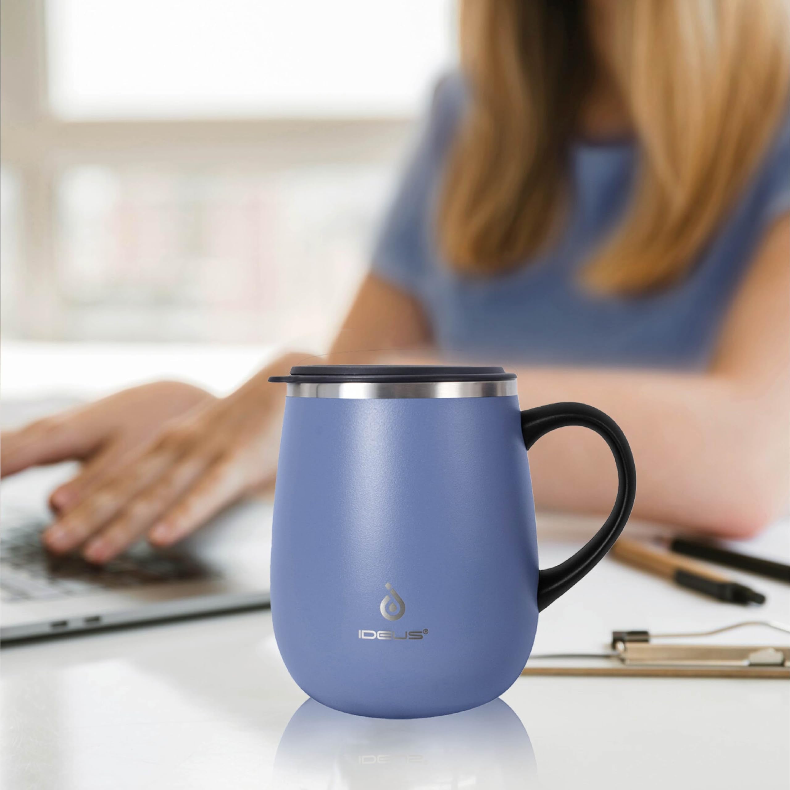 Ideus durable powder coating Ocean Blue finish resists fading and cracking.