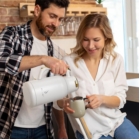 Ideus stainless steel, SUS304 BPA-free construction ensures safe storage.
