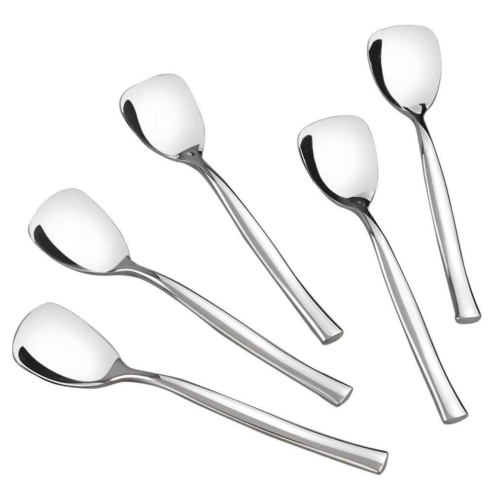 Idomy triangle design spoons on dining table inspire refined entertaining