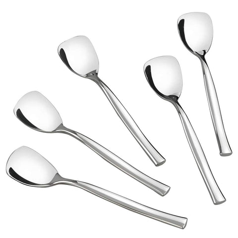 Idomy triangle design spoons on dining table inspire refined entertaining