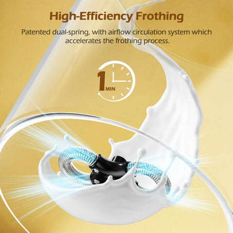 IDOSF milk frother one-button operation simplifies frothing.