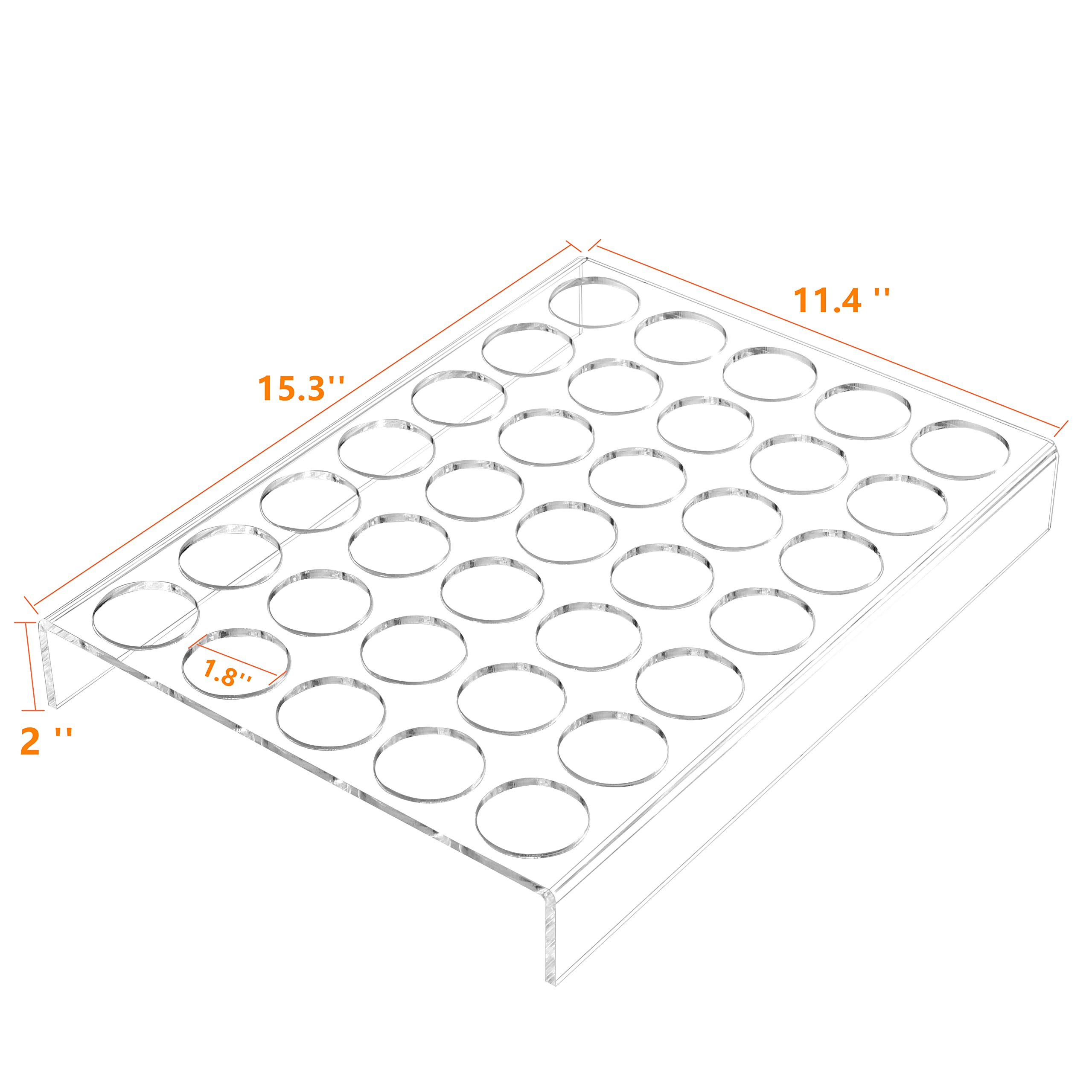 IEEK crystal-clear acrylic tray adds a sleek display for favorite coffee flavors.
