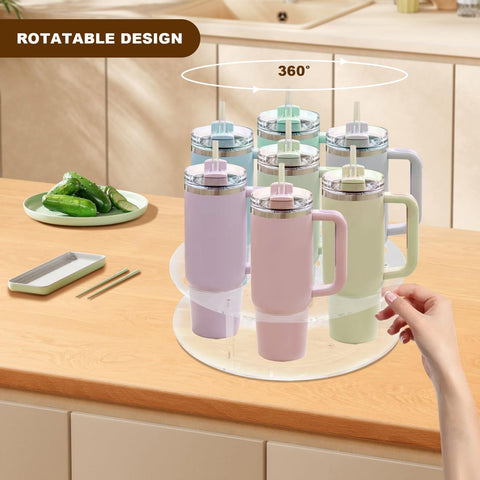 IEEK clear acrylic syrup display adds modern style to coffee bars