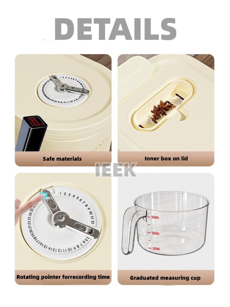 IEEK compact design fits in small kitchens without sacrificing storage.