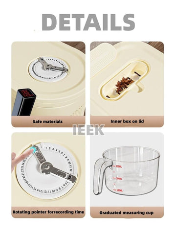 IEEK compact design fits in small kitchens without sacrificing storage.