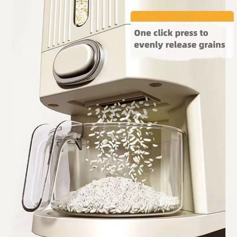 IEEK lid includes fresh box and desiccant area to keep grains dry.