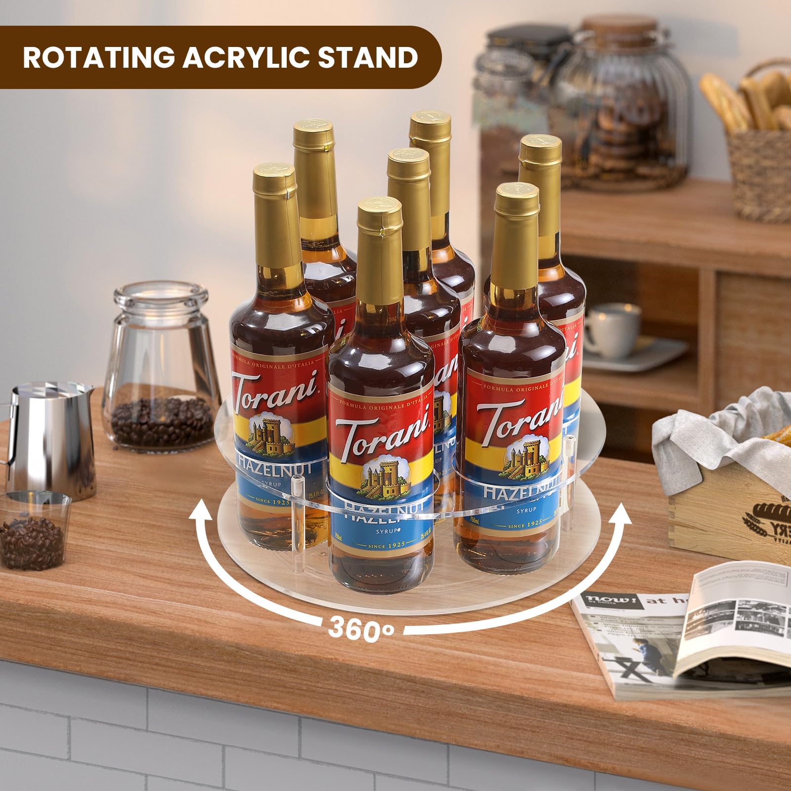 IEEK multi-use rack ready to hold wine or olive oil bottles