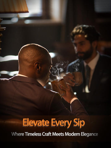IENGEBH lifestyle scene: friends enjoying bourbon in style.