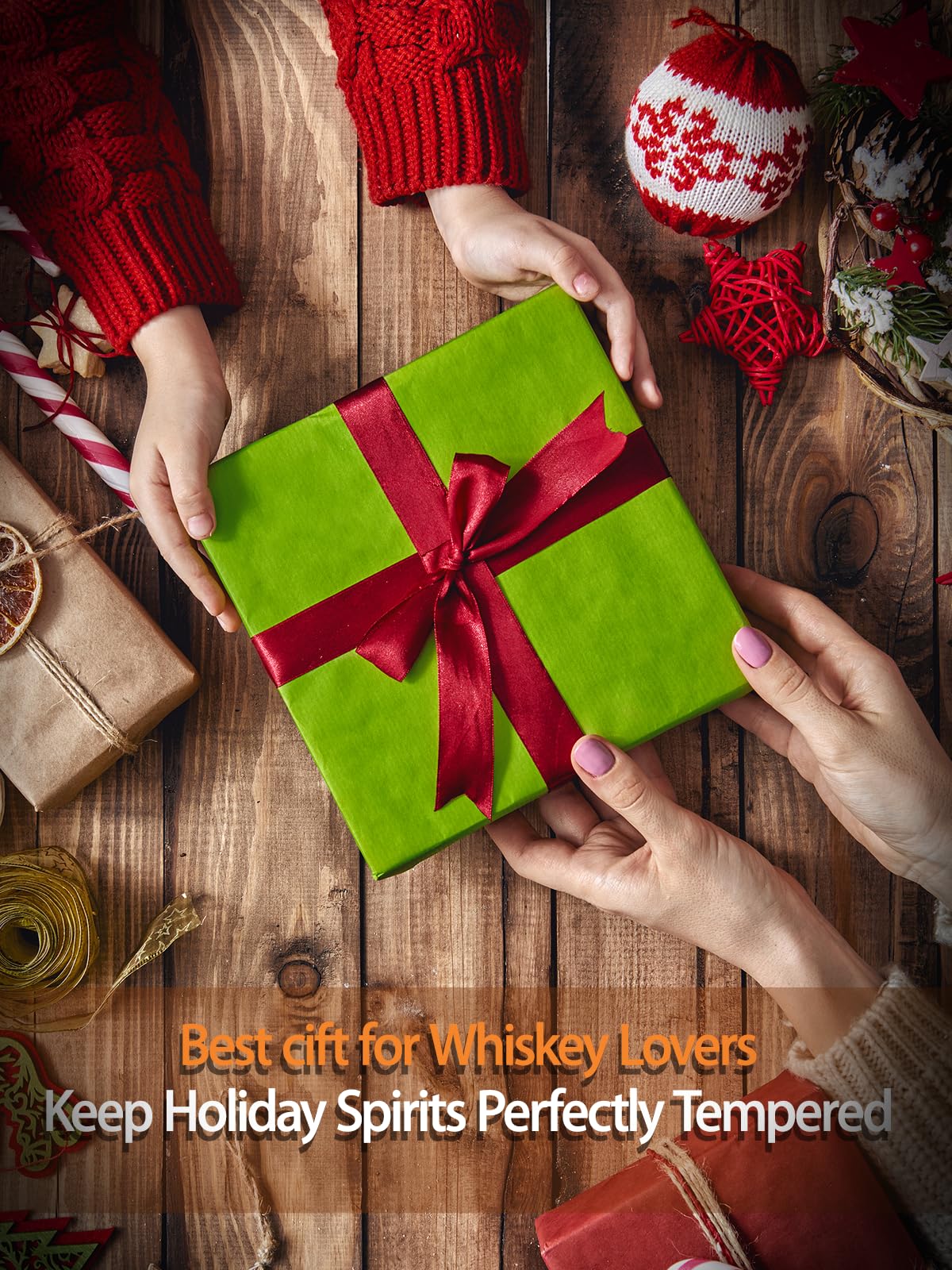 IENGEBH vintage gift box presentation: a refined presentation for birthdays and Father's Day.