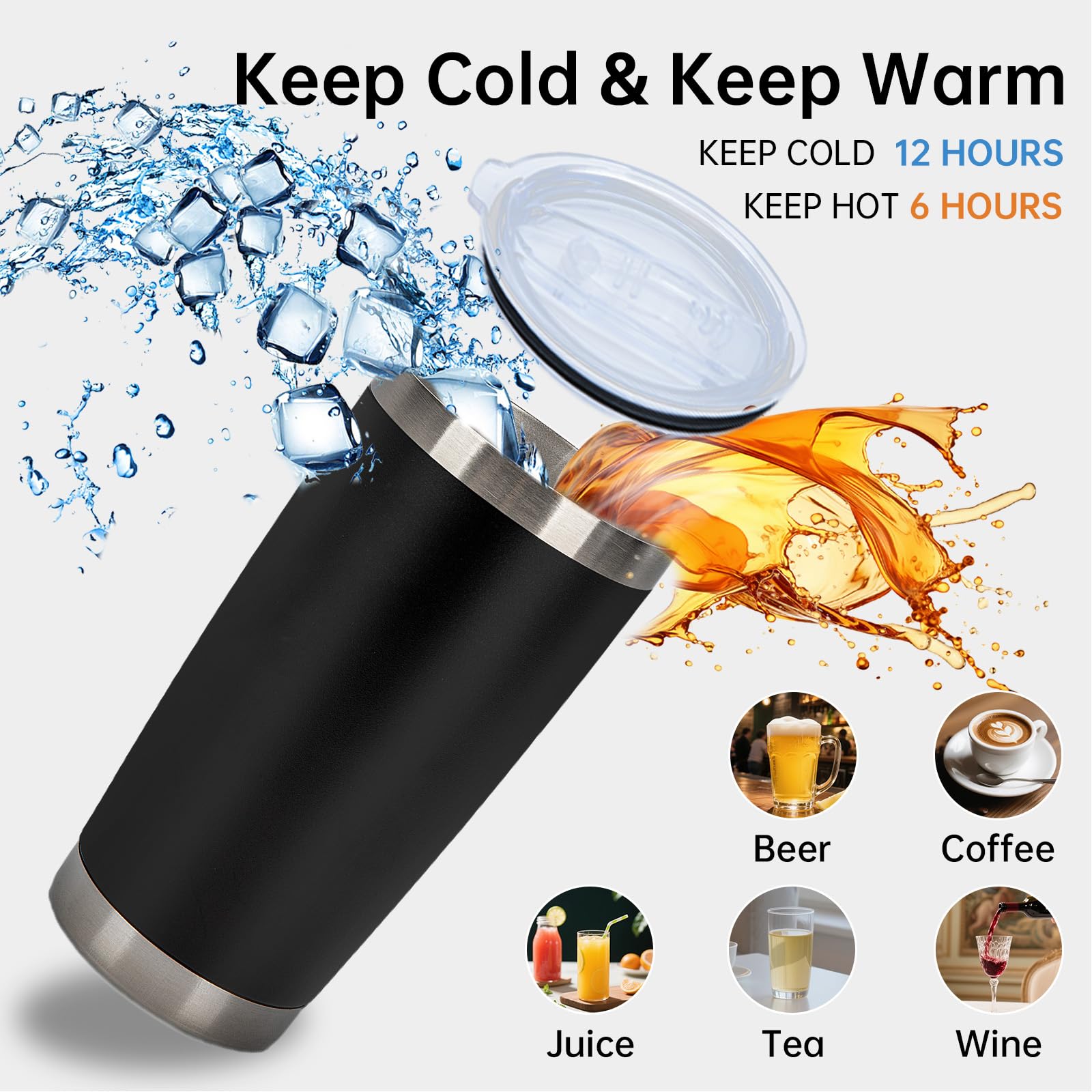 IEOVIEE 18/8 stainless steel interior resists rust, preserving flavor.